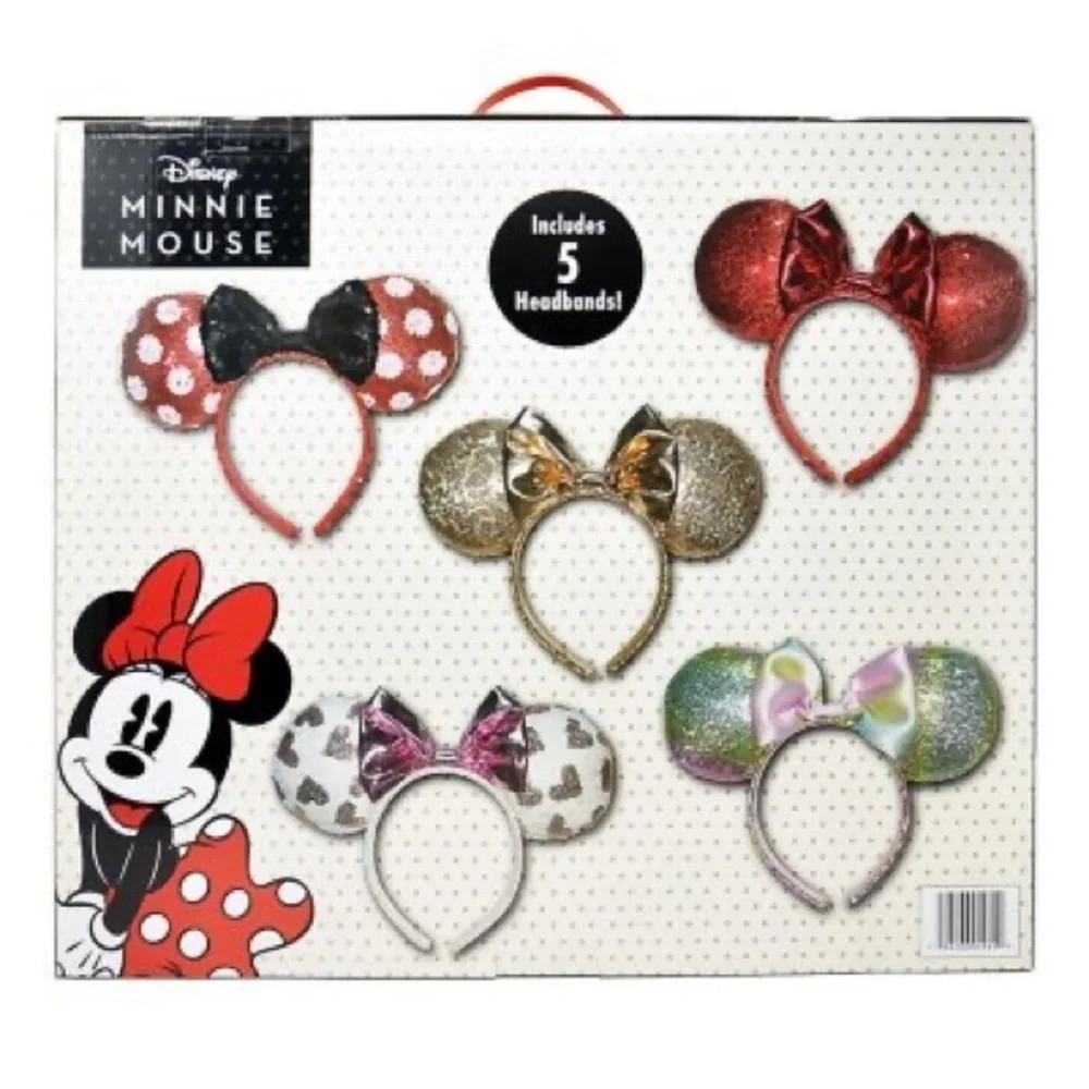 New Disney Minnie Mouse Deluxe Headband Set